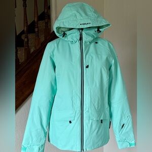 Icepeak A.W.S Active Hooded Winter Jacket Mint Green US 8